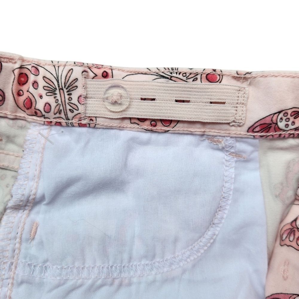 The Children Place Girls Shorts Skimmer Butterflies Pink Adjustable Waist Siz 14 - Picture 9 of 14